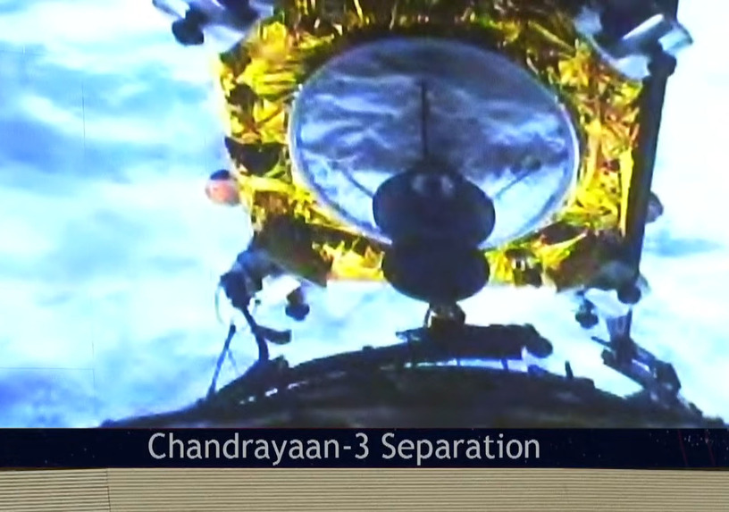インドの月探査船が地球周回軌道に帰還。チャンドラヤーン3号の推進モジュール、将来のサンプルリターンに向け検証 画像