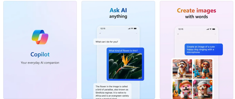 マイクロソフト、iPhone / iPad版Copilotアプリ配信開始。無料でGPT-4も利用可能、画像生成や図で説明も 画像
