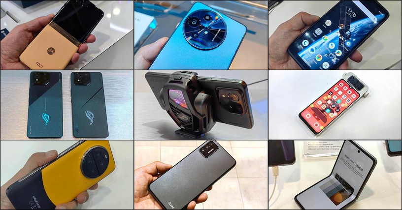 CES 2024から世界の最新スマホを一挙紹介。格安折り畳みや紙風ディスプレイ、配信特化端末に衛星通信対応タフ仕様など多数(山根康宏) 画像