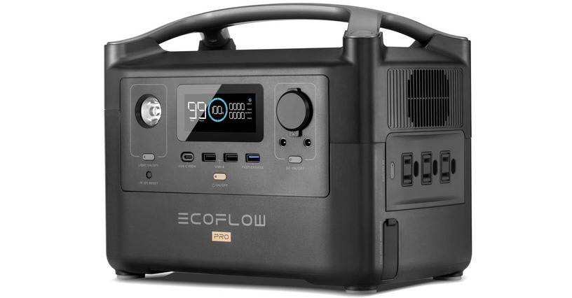 EcoFlowの720Whポータブル電源「RIVER Pro」が46%オフ約4万円引きAmazonセール。満充電1.6時間、瞬間最大1200W出力対応 #てくのじDeals 画像