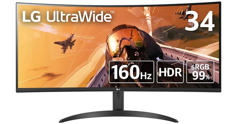 LGのウルトラワイドゲーミングディスプレイがAmazonで18%オフの4万9800円。アスペクト比21:9の34型で160Hz #てくのじDeals 画像