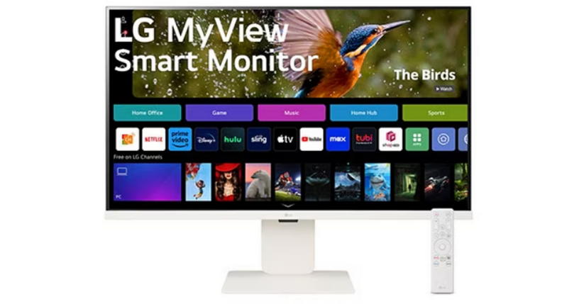 LG、31.5型4KのLG MyViewスマートモニタ発売。YouTubeやネトフリ等が単体で観られるwebOS搭載 画像