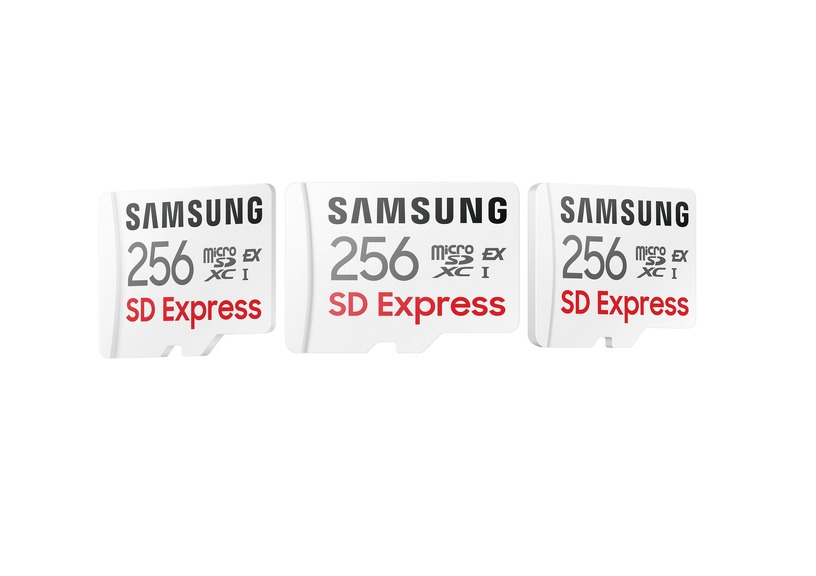 サムスン、256GB SD Express microSDカードを年内発売。SATA SSD超えの800MB/秒に到達 画像