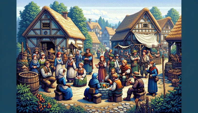 ゲーム内の「村人のセリフ」をChatGPTで大量生成する方法（第1回）。RPG村人が住む世界を作るまで 画像