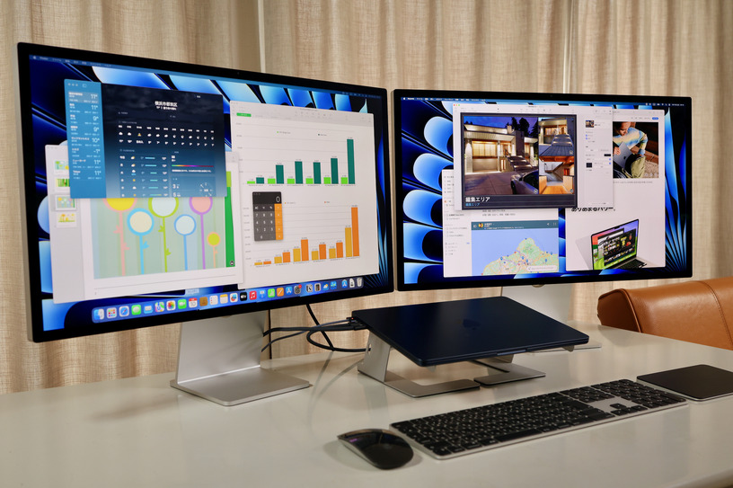 外部ディスプレイ2枚接続可能になったM3 MacBook Airを検証し、MacBook選びを考える(村上タクタ) 画像