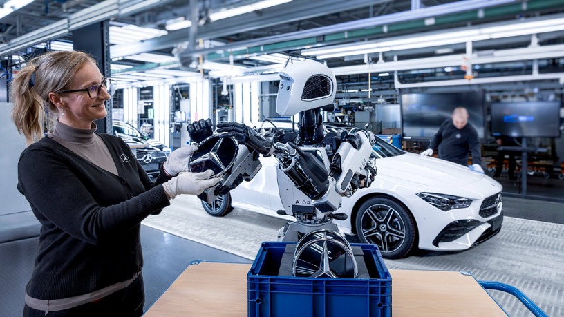 メルセデス、ヒト型ロボットApolloを工場ラインに試験導入。まずは部品運搬と検査の見習社員 画像