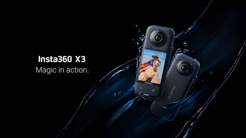 Insta360 X3発表。360度アクションカメラが大型センサやタッチ画面でさらに進化 画像