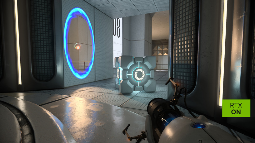 NVIDIA、レイトレ版ポータル『Portal with RTX』。古典ゲームのRT化魔改造ツールRTX Remixも無料提供 画像