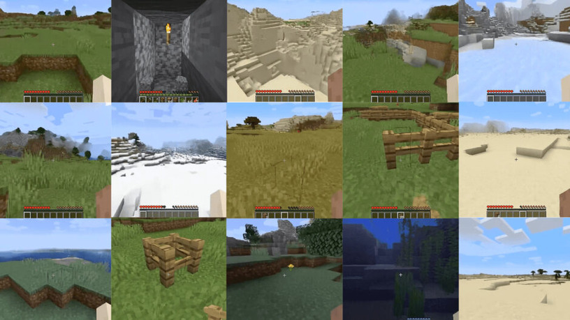 ゲームエンジン不要。プレイ操作に応じてAIがリアルタイム生成するオープンワールドゲーム「Oasis」、Minecraftに500体の自律AIによる文明構築など生成AI技術5つを解説(生成AIウィークリー) 画像
