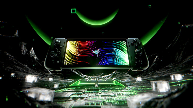 Android携帯ゲーム機 Razer Edge 発表、144Hz有機EL画面に着脱式コントローラのクラウドゲーム志向 画像
