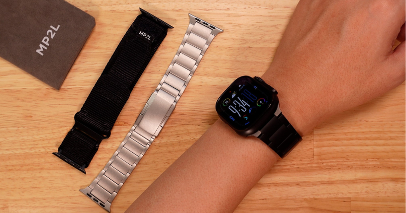 Apple Watchチタンバンド ＆ ナイロンタフバンドの魅力を動画で解説（テクノエッジ購買部） 画像