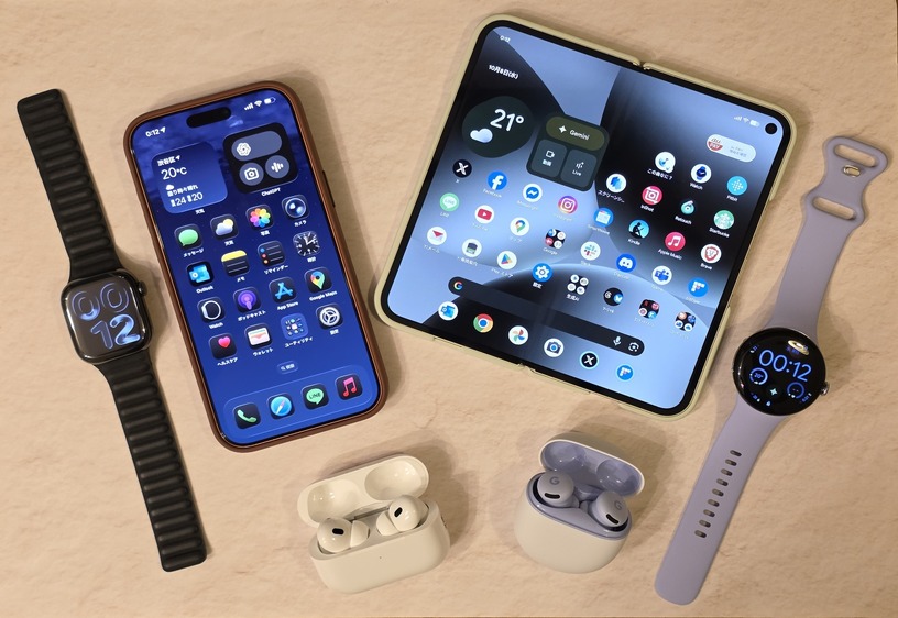 Pixel 10 Pro Fold実機レビュー。2025年グーグルのハイエンドをiPhone 17 Pro Maxとメイン使い対決(スマホ沼) 画像