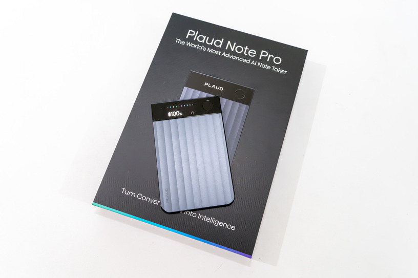 AIボイスレコーダー「Plaud Note Pro」レビュー:ディスプレイ搭載で使い勝手が大幅向上 画像