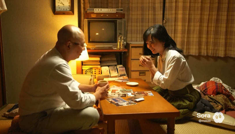 Soraのキャラクターカメオ、実写人間登録不可の壁を乗り越え、時空を超えた対話をしてみた（CloseBox） 画像