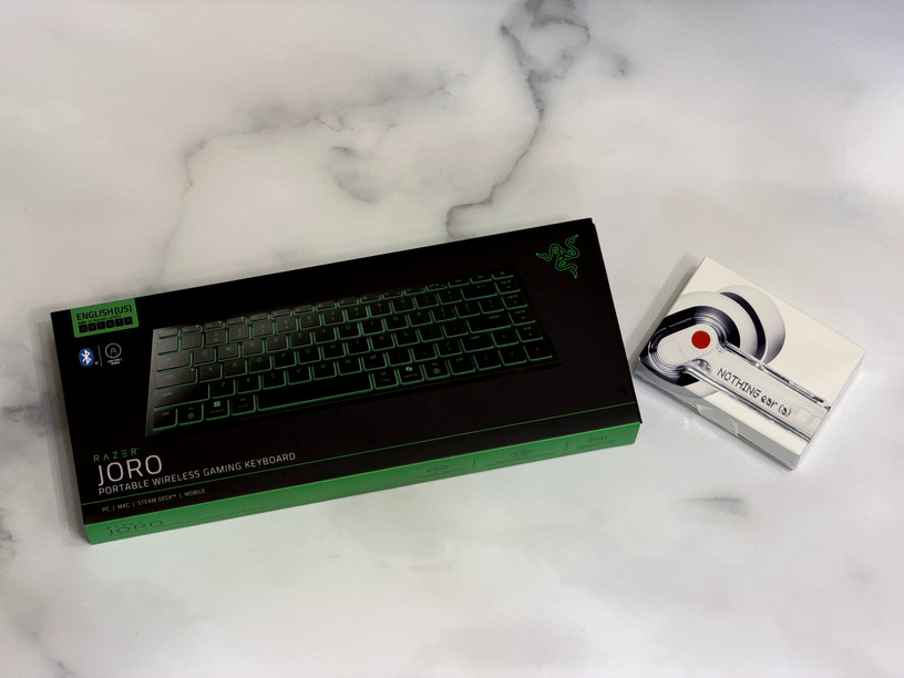「私がブラックフライデーセールで買ったのは、Nothingの廉価ANCイヤホンとRazerのキーボードです」 画像