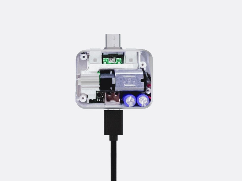 満充電で物理的に外れるUSB-C充電アダプタ「満タンデタッチャブル」　待機電流の検出にも対応、USB-PD 140Wまで 画像