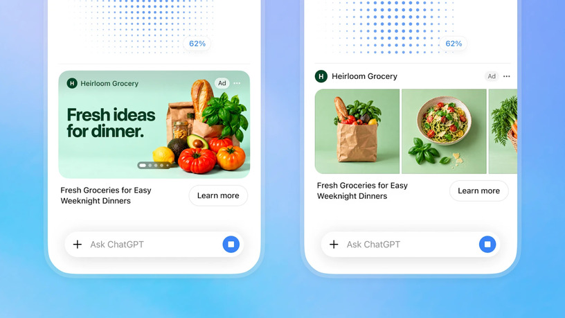 OpenAI、ChatGPTの画像生成機能に連動するビジュアル広告を導入へ。まず米国でテスト開始 画像