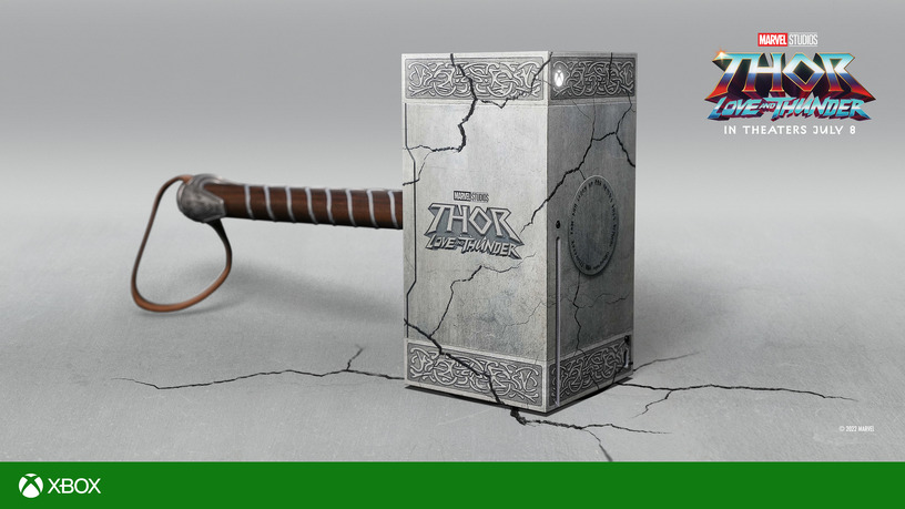 雷神の槌ムジョルニア型Xboxを抽選プレゼント。『ソー：ラブ＆サンダー』公開記念 画像