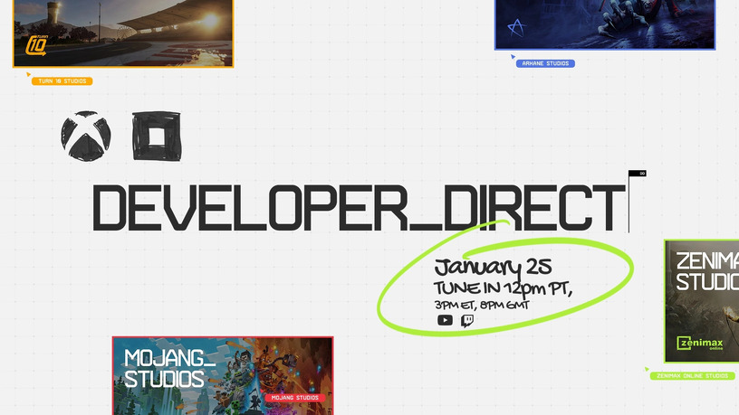 Xboxとベセスダ、ライブ番組「Developer_Direct」1月26日配信。マイクラ新作やRedfall、Forzaなど新情報 画像
