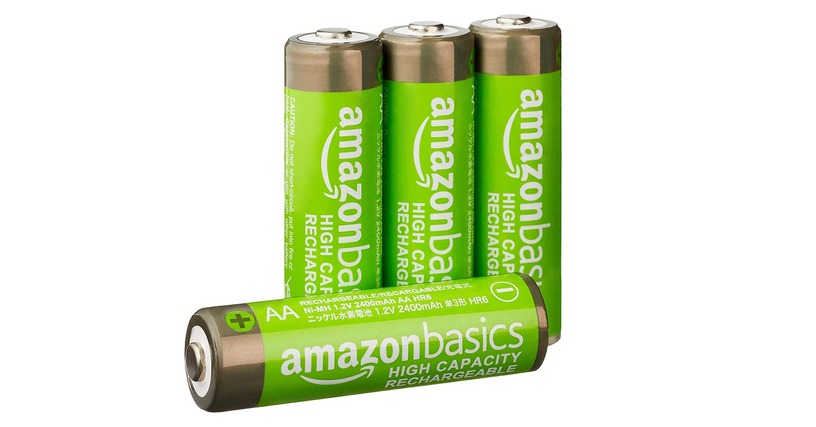 Amazonベーシックの充電式ニッケル水素電池が約3割引のセール中。買いだめのチャンス #てくのじDeals 画像