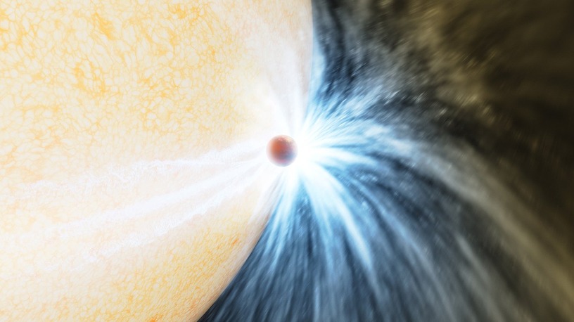 50億年後の太陽系?恒星が惑星を飲み込み、急激に増光する現象を初めて観測 画像