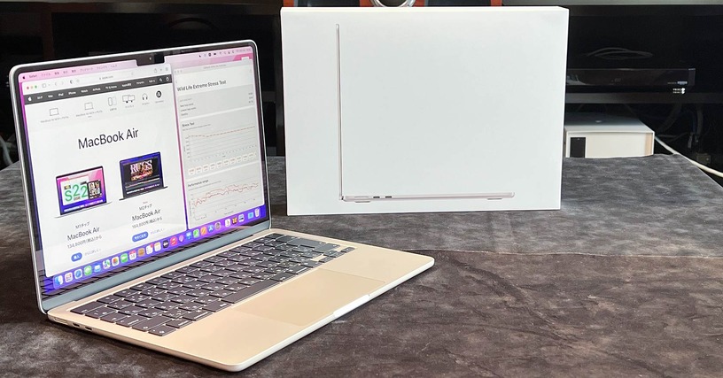 Apple M2 MacBook Air レビュー。ファンレス設計の影響と限界を実機で探る（本田雅一） 画像