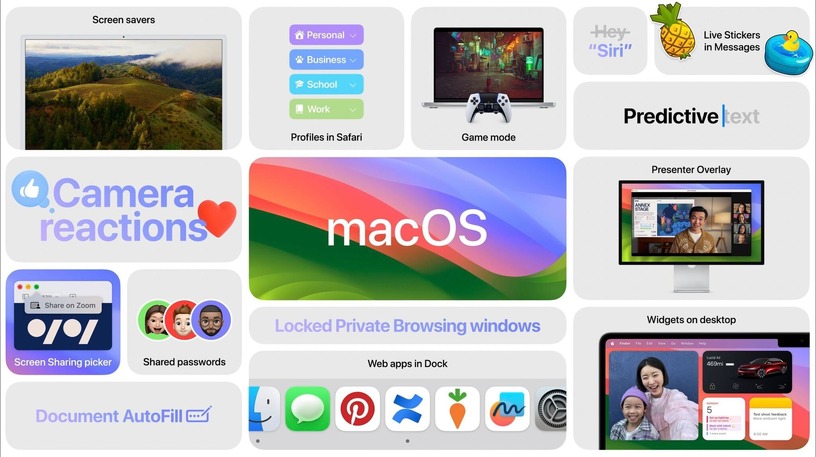 macOSの新バージョンは「Sonoma」。WWDC23で発表 画像