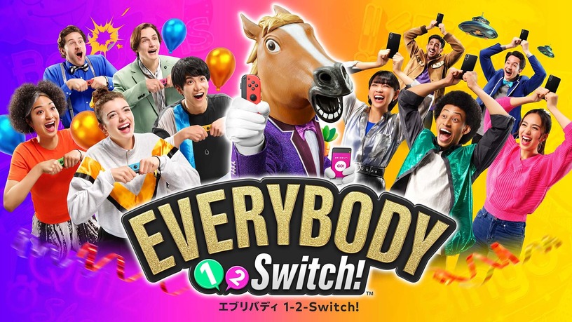 任天堂、驚異の100人プレイゲーム『エブリバディ 1-2-Switch!』動画公開　スマホをコントローラにできるパーティーエンタテインメント 画像