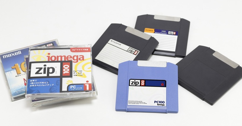 次世代フロッピーディスクとして有望視されていた「Zip」(100MB、1994年頃~):ロストメモリーズ File020 画像
