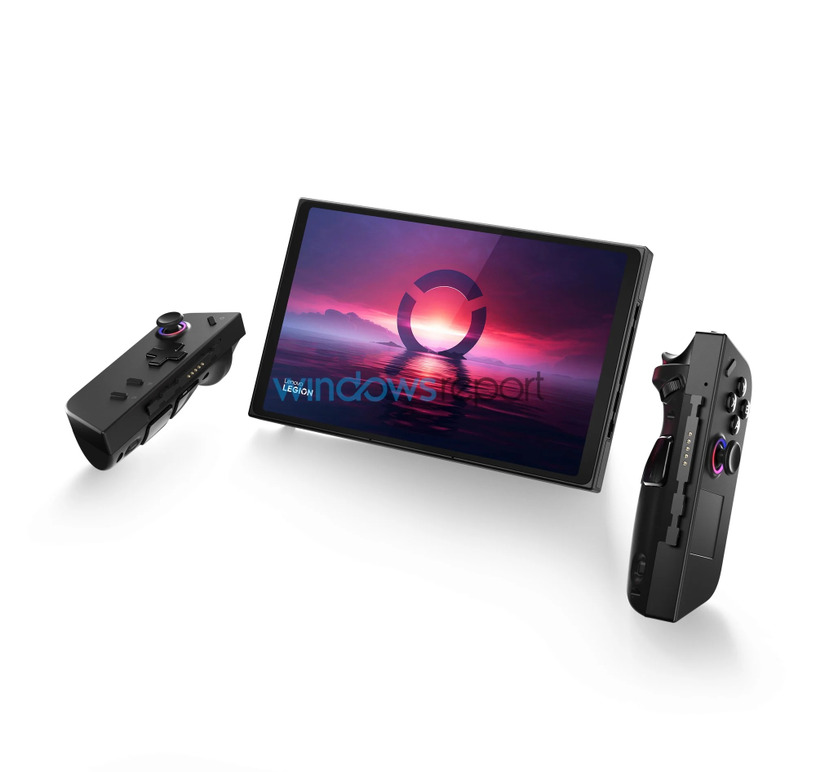 Lenovo、携帯ゲーミングPC「Legion Go」開発中?Switch風の着脱コントローラ採用 画像