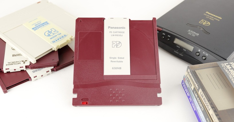 大容量で手軽なのに速度が遅くて主役になれなかった相変化光ディスク「PD」（650MB、1995年頃～）：ロストメモリーズ File022 画像