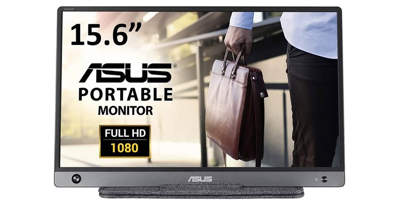 ASUSの15.6インチ モバイルモニターがAmazonで21％オフのセール中。USB Type-Cケーブル1本で接続できるDP Alt Mode対応 #てくのじDeals 画像