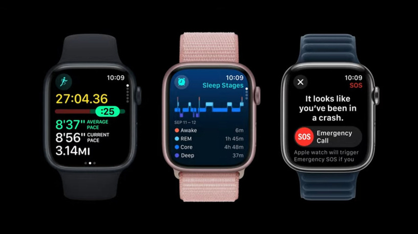 Apple Watch Series 9発表。新型SiP「S9」で高速化、画面輝度2倍、新色ピンクも追加 画像