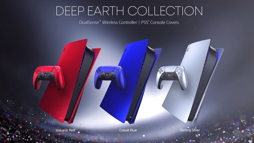 PS5にメタリックな新色アクセサリ『Deep Earthコレクション』光沢仕上げDualSenseコントローラとカバー 画像