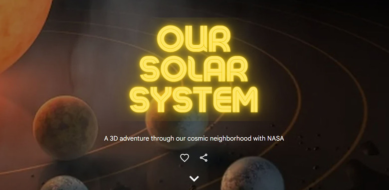 ARで惑星や宇宙船を楽しみながら学べる特設サイト、GoogleとNASAが公開