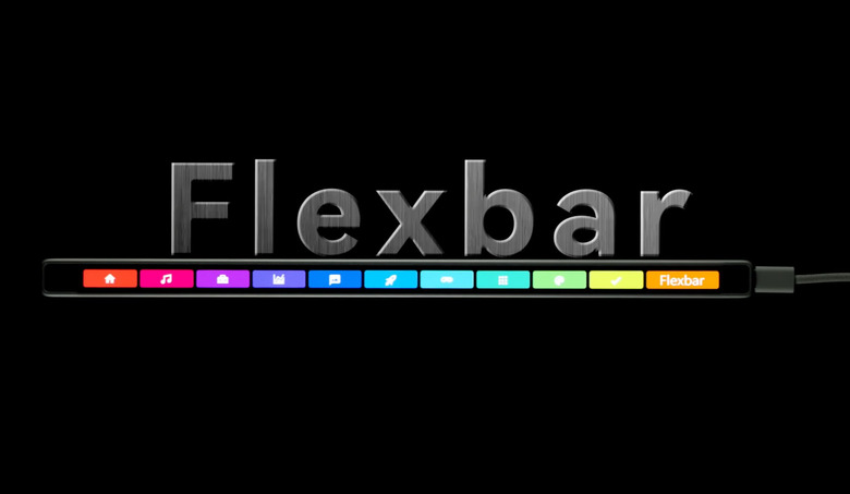 MacBook Proのアレが進化して帰ってきた？カスタマイズ可能な単体OLEDタッチバー『Flexbar』