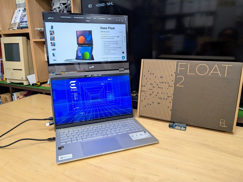 縦デュアル向けポータブルモニタ DEUX Float 2.0、約30％オフの早割価格は本日まで