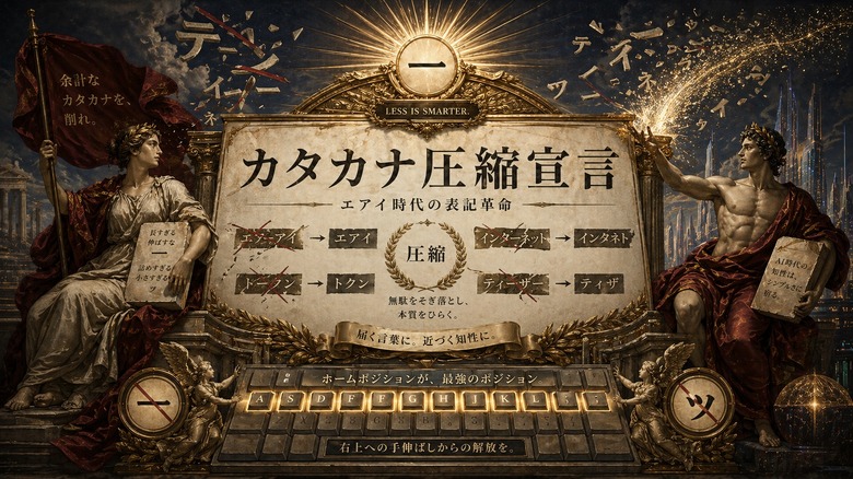 エーアイではなくエアイ、インターネットではなくインタネト。トクン時代のカタカナ語圧縮主義と「ティザー」表記の考古学（CloseBox）