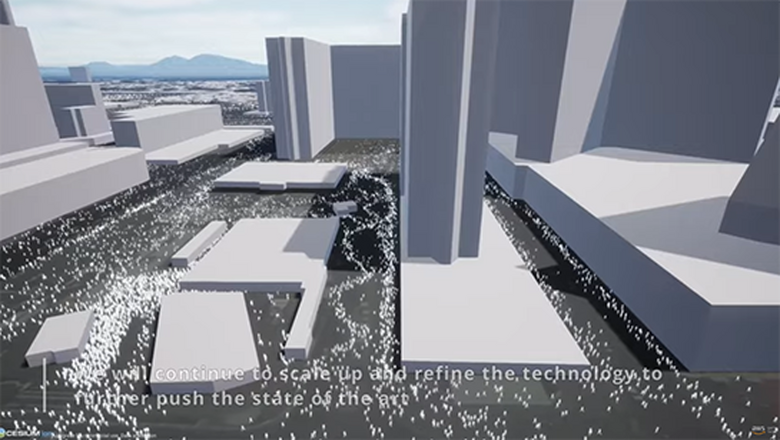 アマゾン、都市を丸ごと再現するデジタルツイン「AWS SimSpace Weaver」発表。感染拡大やゲームまで3Ｄシミュレーション