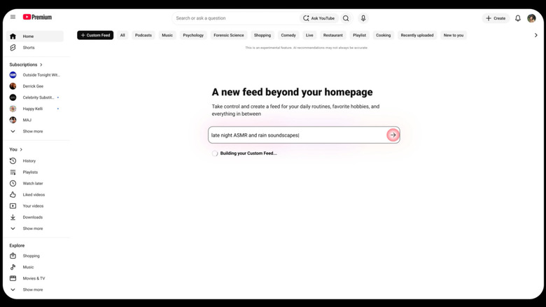 YouTube「カスタムフィード」を複数作成してタブ化、ホーム画面に保存する新機能を米国で導入へ