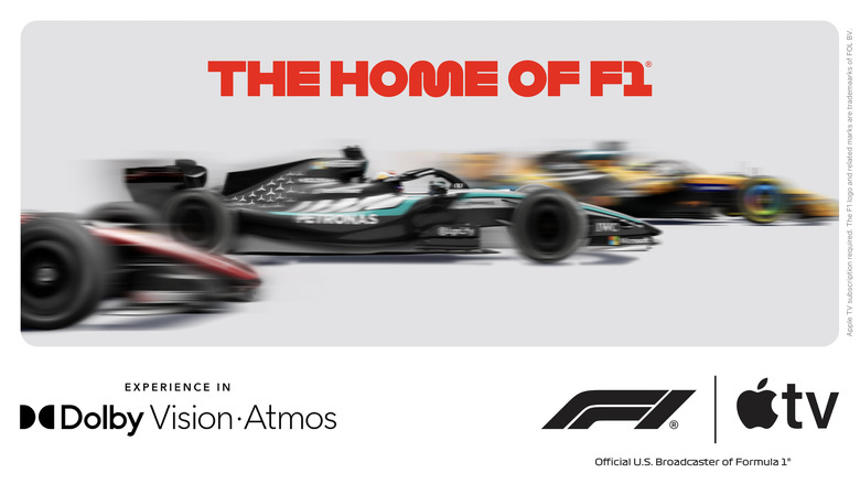 Apple TV、F1レース中継をDolby Atmos対応へ。サーキットの臨場感を空間オーディオで配信