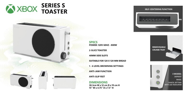 Xbox Series S型のトースターが発売？Xbox Series X型ミニ冷蔵庫に続く可能性
