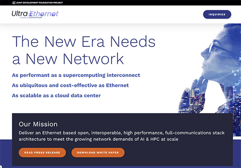 AI時代の超高速イーサネット規格策定へ Ultra EthernetコンソーシアムをAMD、インテル、シスコ、マイクロソフトなど9社が設立