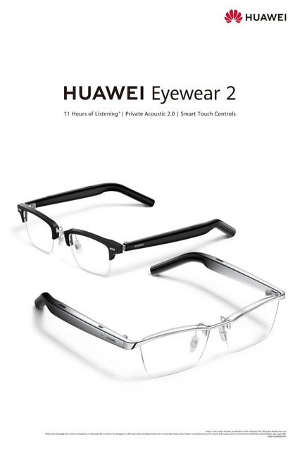 イヤホン内蔵メガネHUAWEI Eyewear 2発表。最大11時間再生に大幅延長 