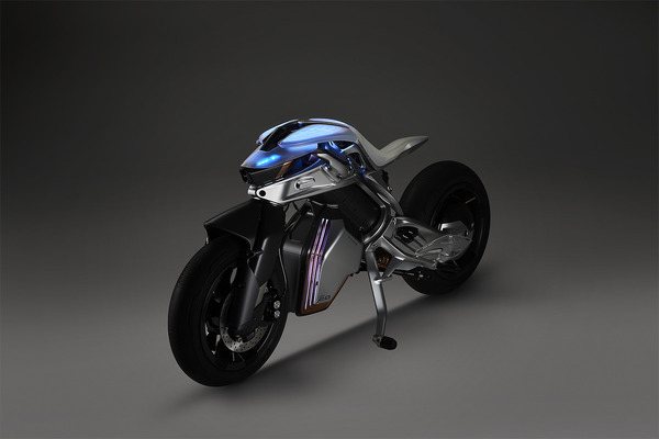 ヤマハ、生き物のようなロボットバイク『MOTOROiD2』発表。新たなストラクチャー「LEAF」採用 画像