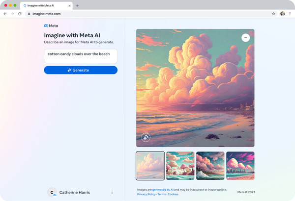 Meta、AIで写真の上下を生成して縦長にする機能・画像生成AIのウェブサービスなど公開。見えない電子透かしを追加 画像