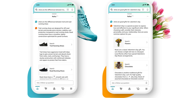 米Amazonがショッピング向けAIアシスタント「Rufus」発表。製品カタログやレビューなどをもとに買い物をサポート 画像