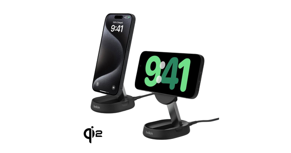 ベルキン、新規格 Qi2対応の折りたたみ充電スタンド発売　2月12日まで5％オフ 画像