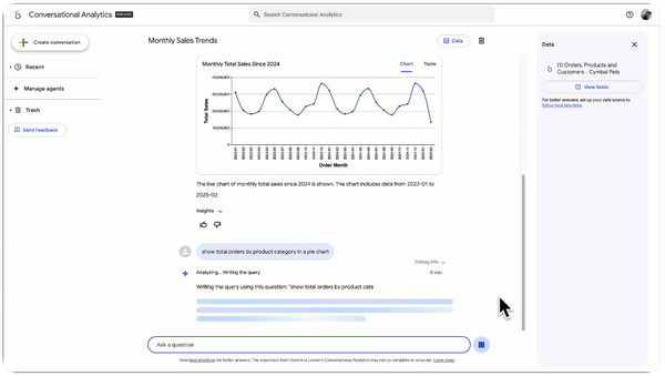 Google Cloud、自然言語からデータ分析用のPythonコードを生成し実行する「Code Interpreter」をプレビュー公開 画像