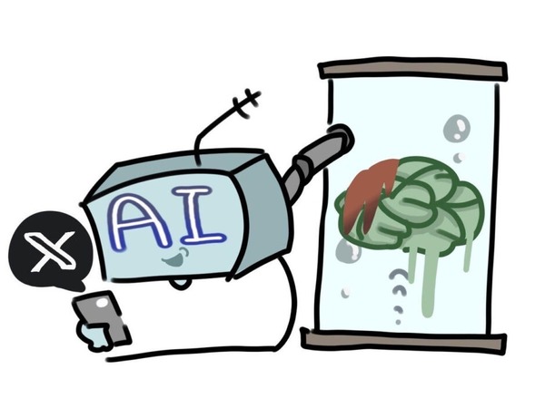 AIも脳が腐る。“Xの人気だが低俗な投稿”を見続けるとAIも品質が低下(生成AIクローズアップ) 画像
